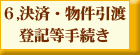 決済・物件引渡登記等手続き